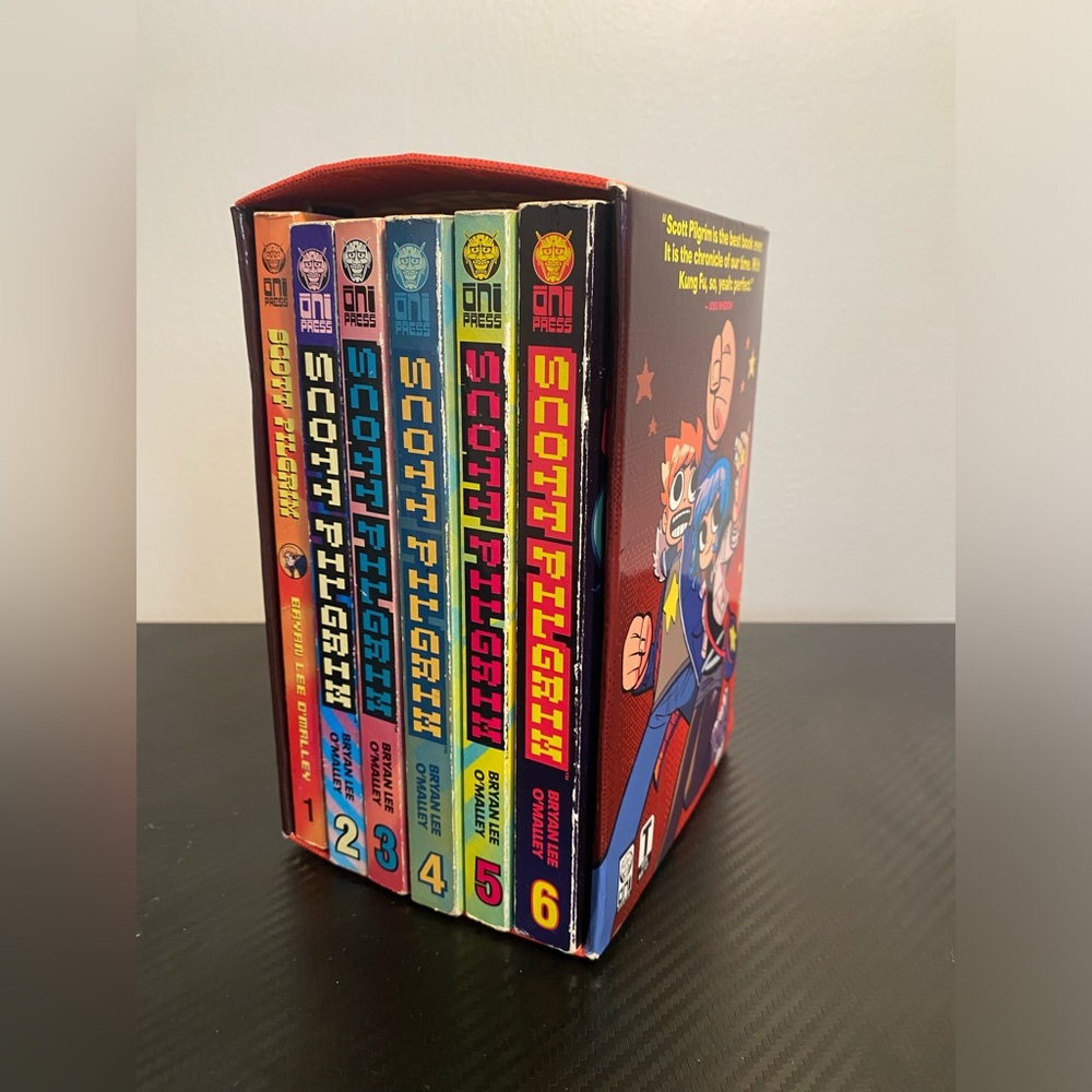 Scott Pilgrim Complete Box Set Volumes 1-6 - Colorful Graphic Novel Collection